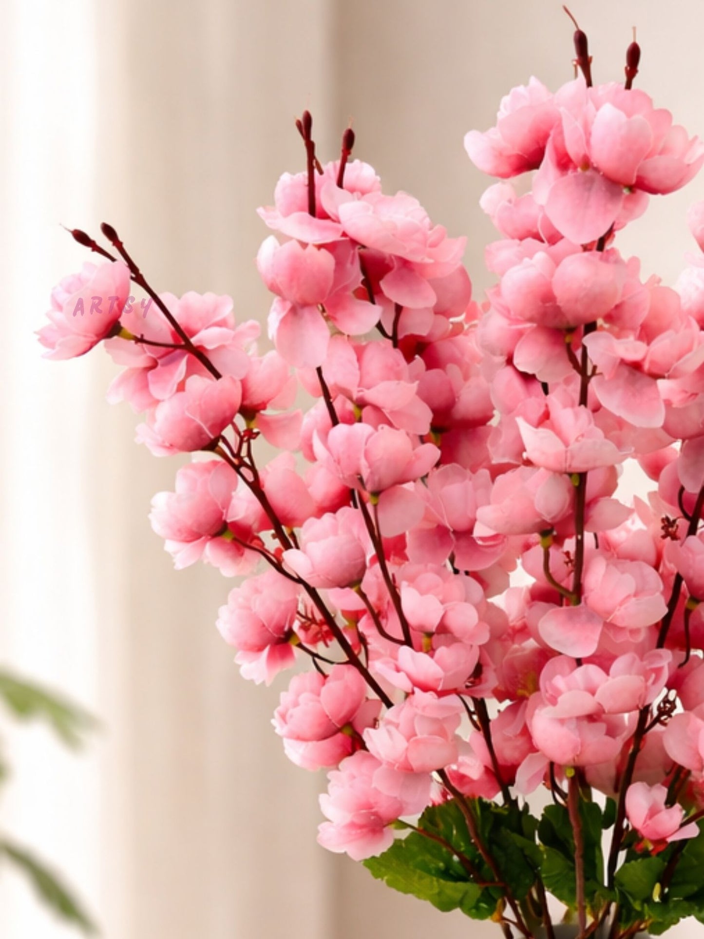 Celestia Pink Blossom Home Decor Bouquet, Pack of 1