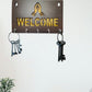 ARTSY® Rustic Wooden Key Holder: A Charming Organizer for Your Keys