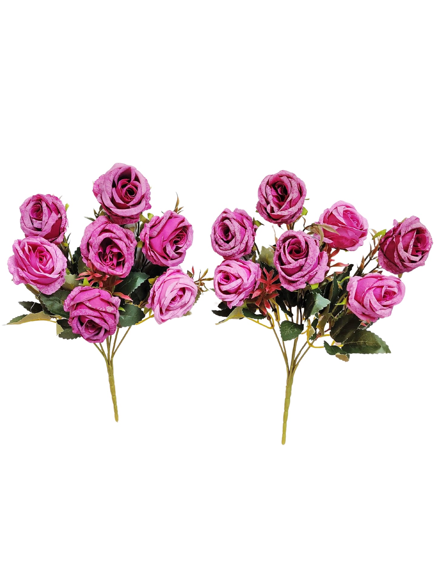 Enchanting Elegance: Artificial Purple Rose - Lifelike Beauty for Timeless Moments, Roses for vase filler, home decor, Pack of 2 Pieces, Without Vase