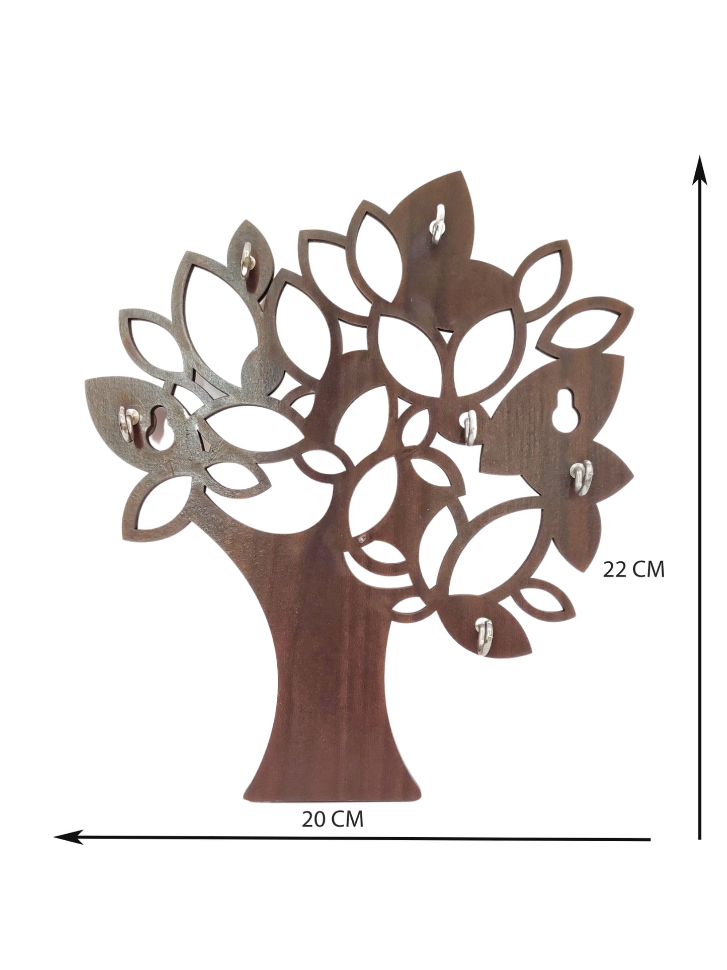 ARTSY® Nature's Harmony Tree-Shaped Key Hanger: Organize with Style, wooden, pack of 1 Piece