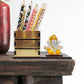 ARTSY® Pen stand for office desk, home, stationary storage with Ganesha Idol, pack of 1 Piece