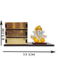 ARTSY® Pen stand for office desk, home, stationary storage with Ganesha Idol, pack of 1 Piece