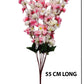 ARTSY® Artificial Flowers For Home Decoration, Vase Filler, Office Decor, Pink and White Harmony: Cherry Blossom Flower Pack of 1 Piece - Elegance in Bloom, 55 CM Long