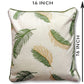 ARTSY® Green and White Cushion Cover Set - Pack of 5