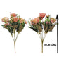 ARTSY® artificial flower for decoration, rose flower bunch, pack of 2 pieces, beige