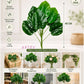 ARTSY Artificial Leaf Bunch for Home Decor | Realistic Greenery Plant for Vase, Office & Wedding Decoration (Pack of 1)