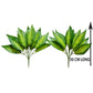 ARTSY Evergreen Elegance: Lifelike Artificial Plants for Timeless Interior Decor. Pack of 2 Pieces, Leaf Bunch for Home Decoration, for Vase, Without Vase, Greenmix.