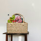 ARTSY® Handwoven Rattan Cane Basket: Premium Quality with Elegant Design, Multipurpose organiser, pack of 1 piece