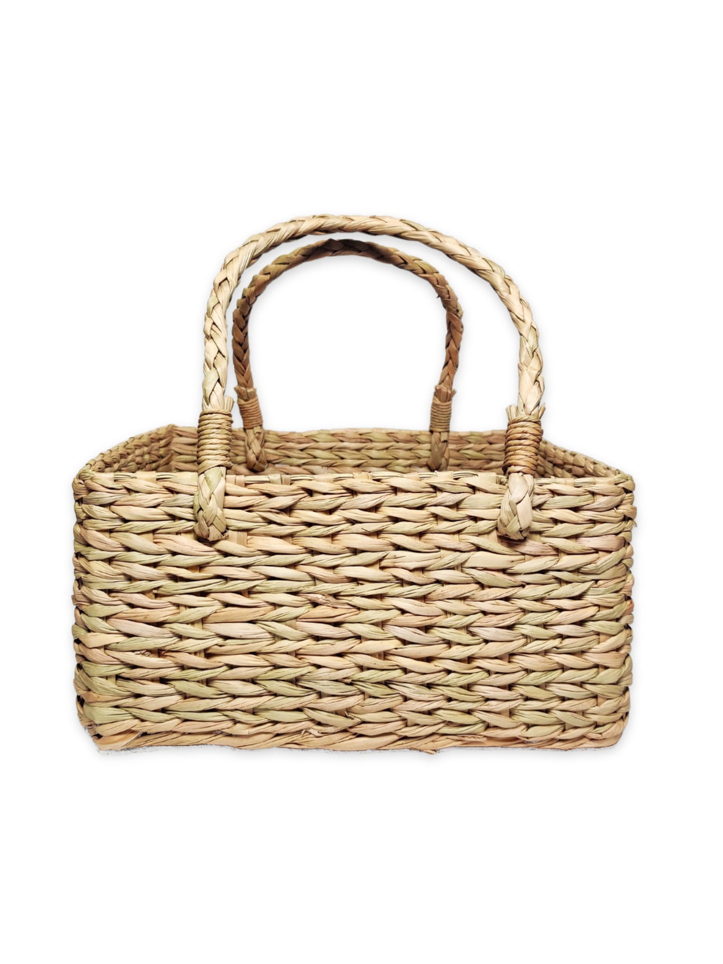 ARTSY® Handwoven Rattan Cane Basket: Premium Quality with Elegant Design, Multipurpose organiser, pack of 1 piece