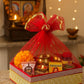 handcrafted decorative gift hamper basket for Diwali puja essentials