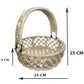 ARTSY® Versatile Jute Basket: Ideal for Storage, Travel, Gifting, and Space Organization, Pack of 1 pIece